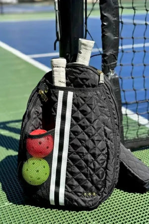 Pickleball Quilted Sling Bag - Bags & Belts