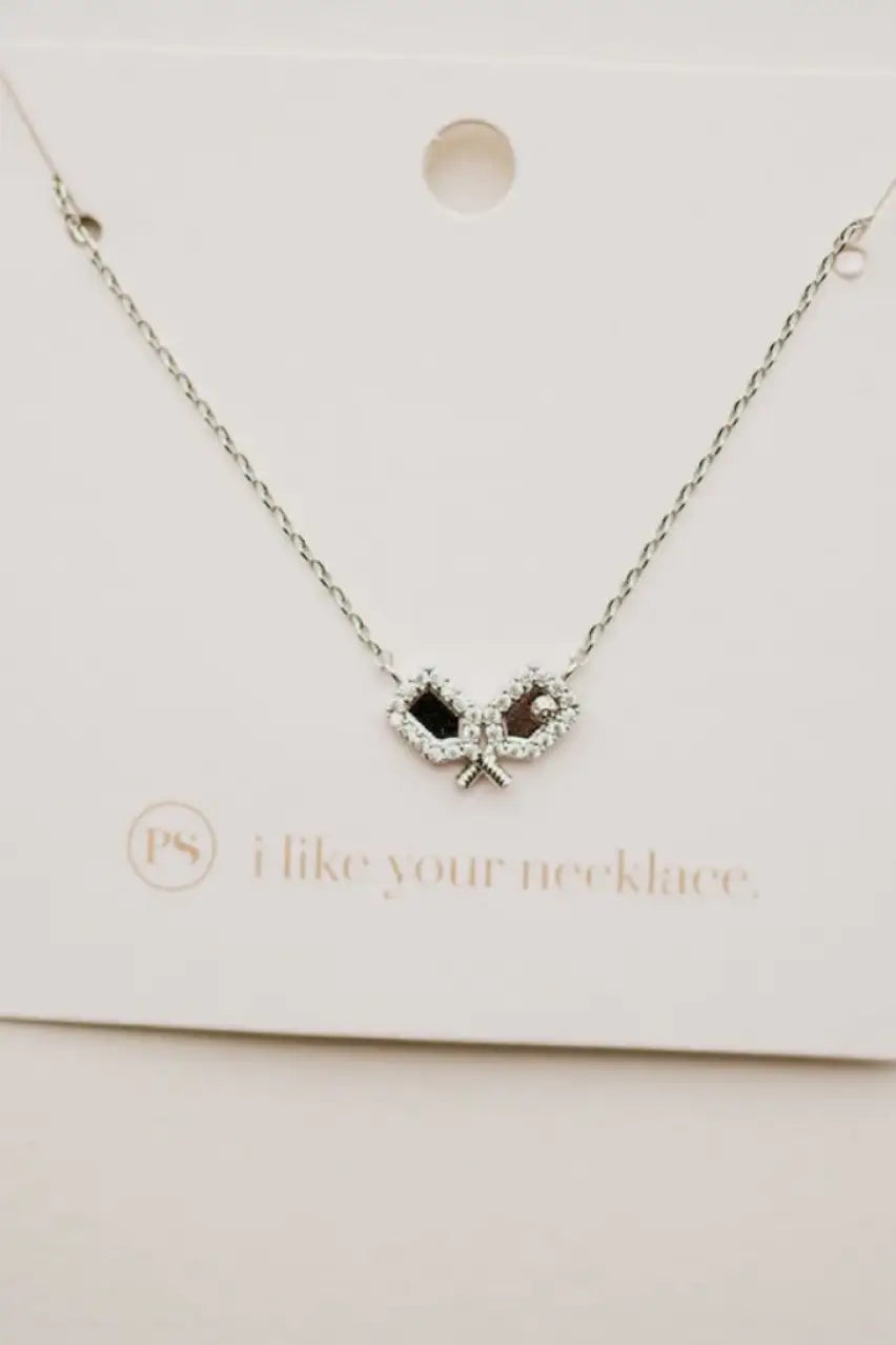 Pickleball Paddle Love Necklace - Jewelry