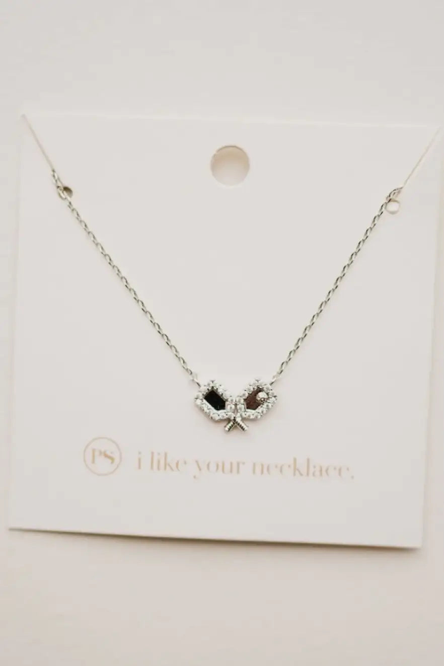 Pickleball Paddle Love Necklace - Jewelry