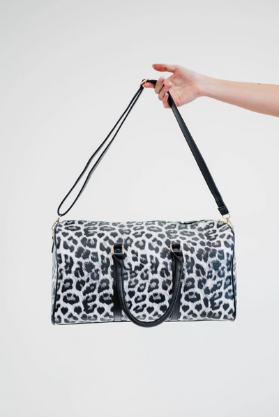Snow Leopard Duffle Bag