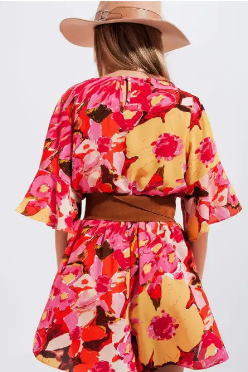 Wrap it Up Floral Romper