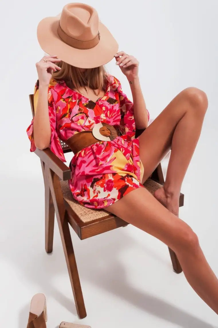 Wrap it Up Floral Romper
