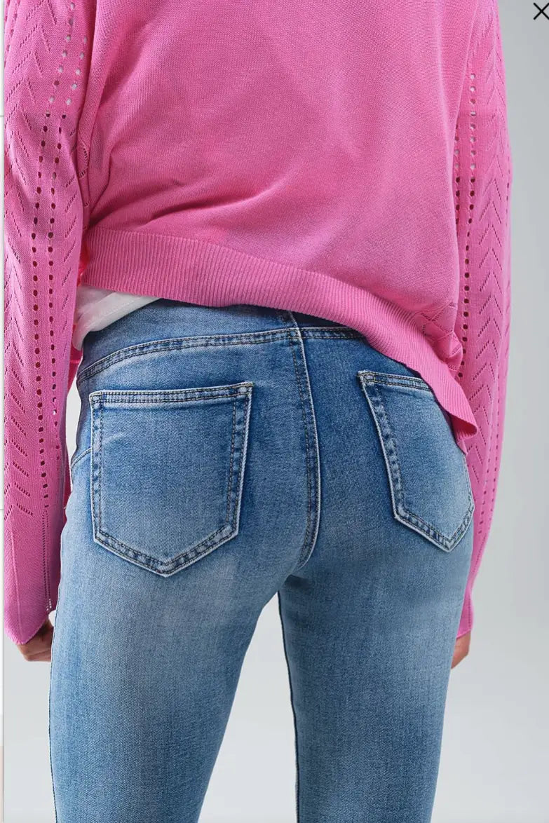 Breanna High Waisted Skinny Jeans - Bottoms