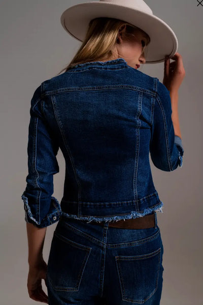 Kylie Chic Denim Jacket - OUTERWEAR