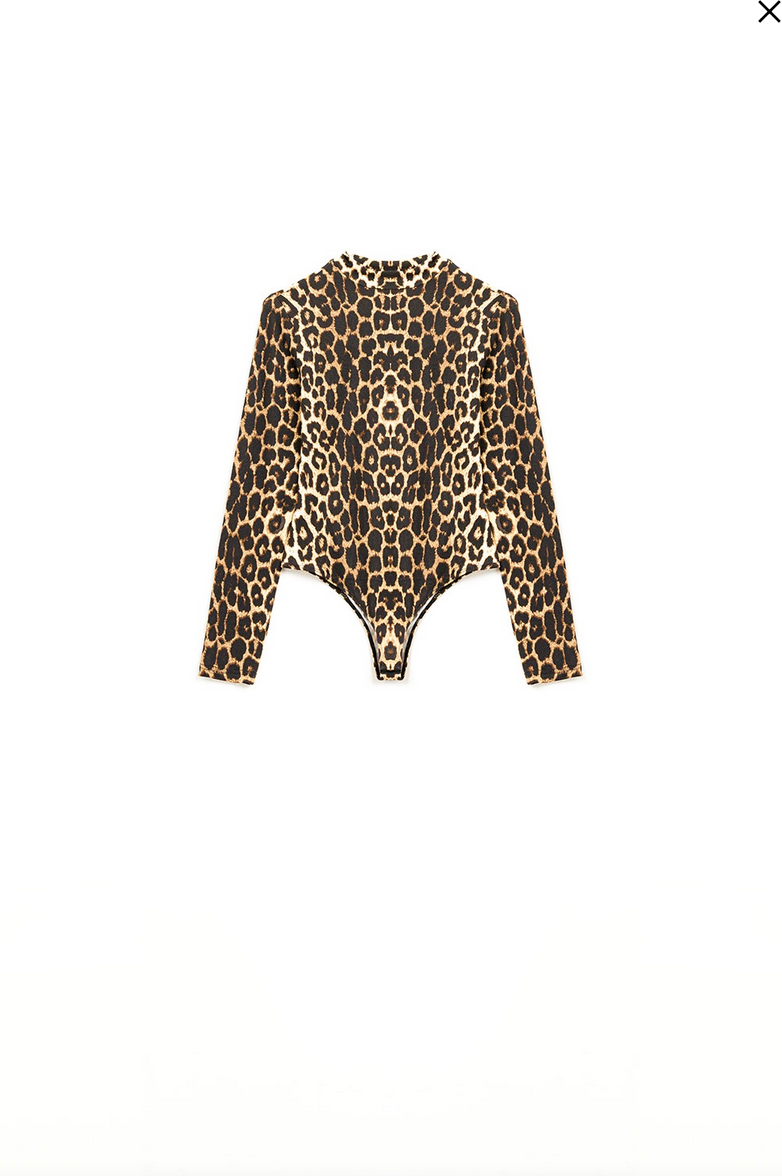 Leopard Animal Print Bodysuit