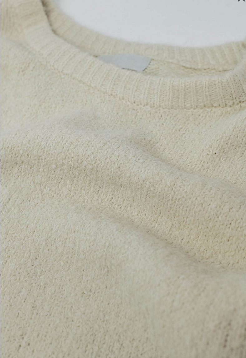 Keep Me Close Cream Sweater