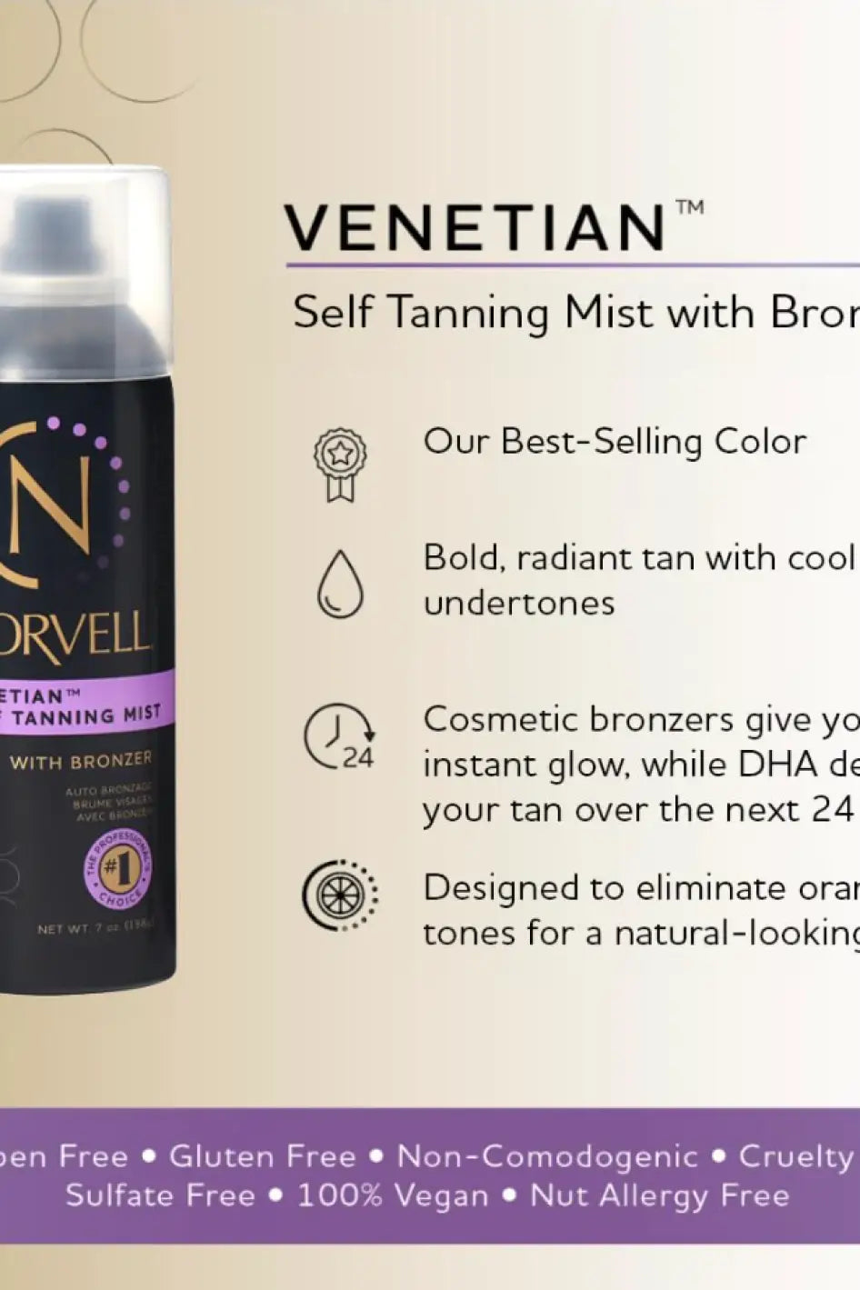 Norvell Venetian Spray Self Tanning Mist - health & beauty