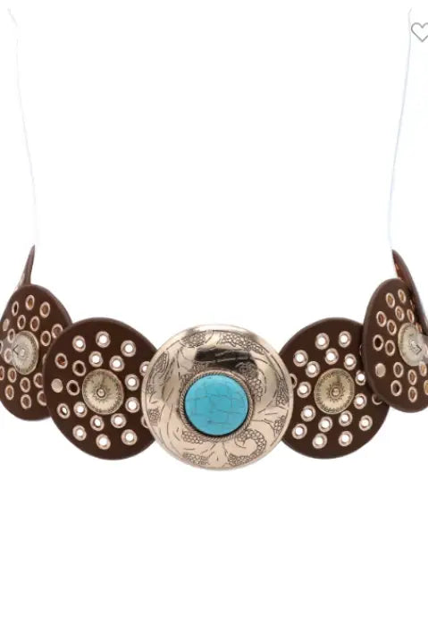 Boho Western Style Statement Belt - Bags & Belts