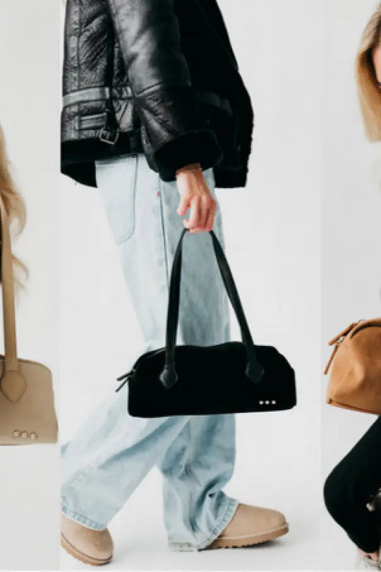 Sally Suede Barrel Shoulder Bag *3 Colors - Bag