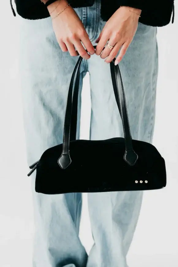 Sally Suede Barrel Shoulder Bag *3 Colors - Bag