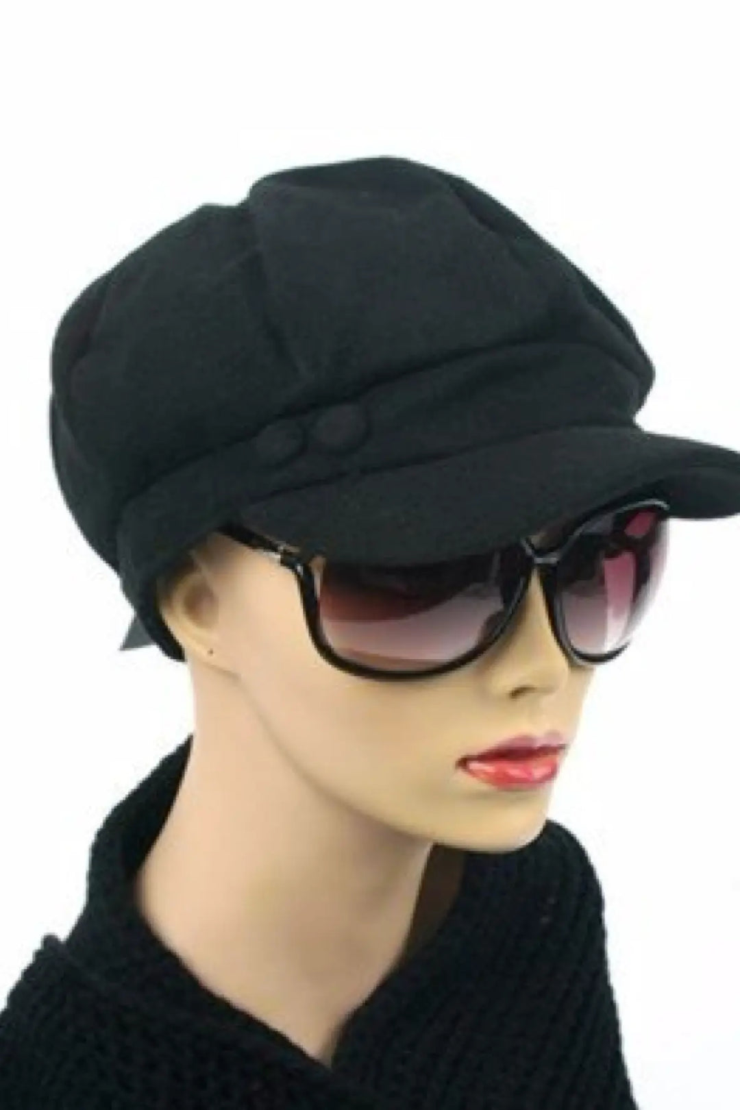 Newsboy Hat Black - Melissa Jean Boutique