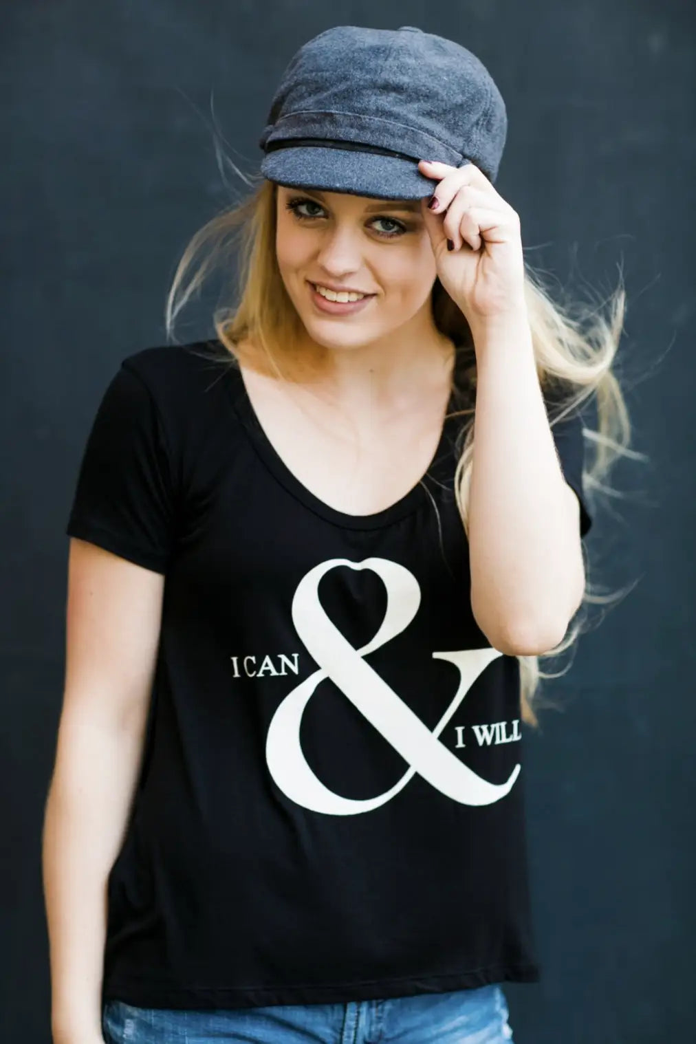 Newsboy Hat Grey - Melissa Jean Boutique