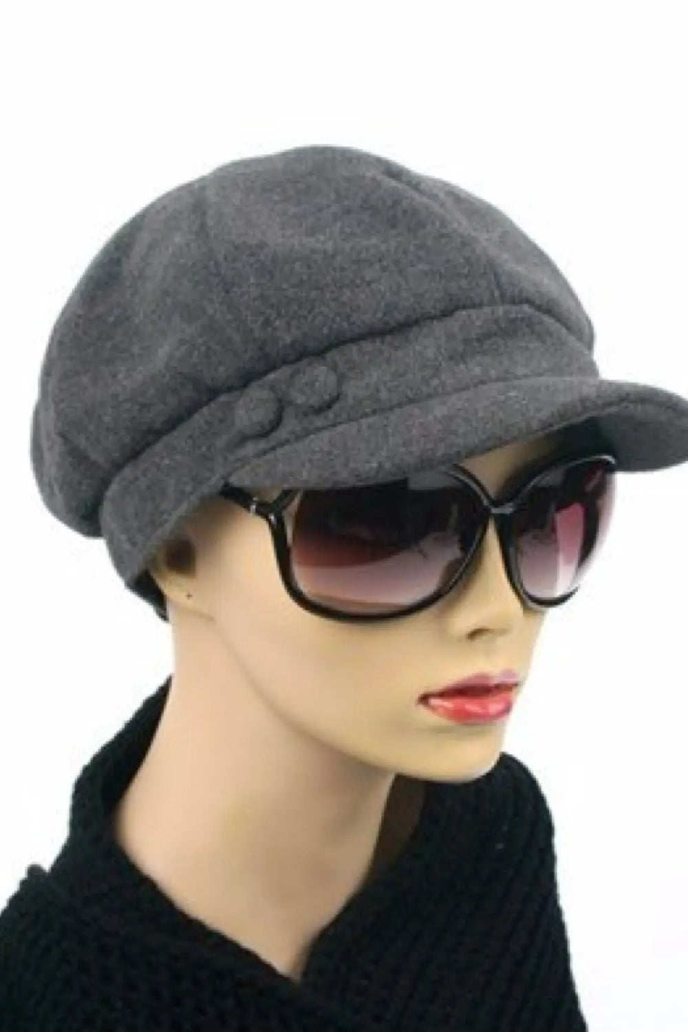 Newsboy Hat Grey - Melissa Jean Boutique