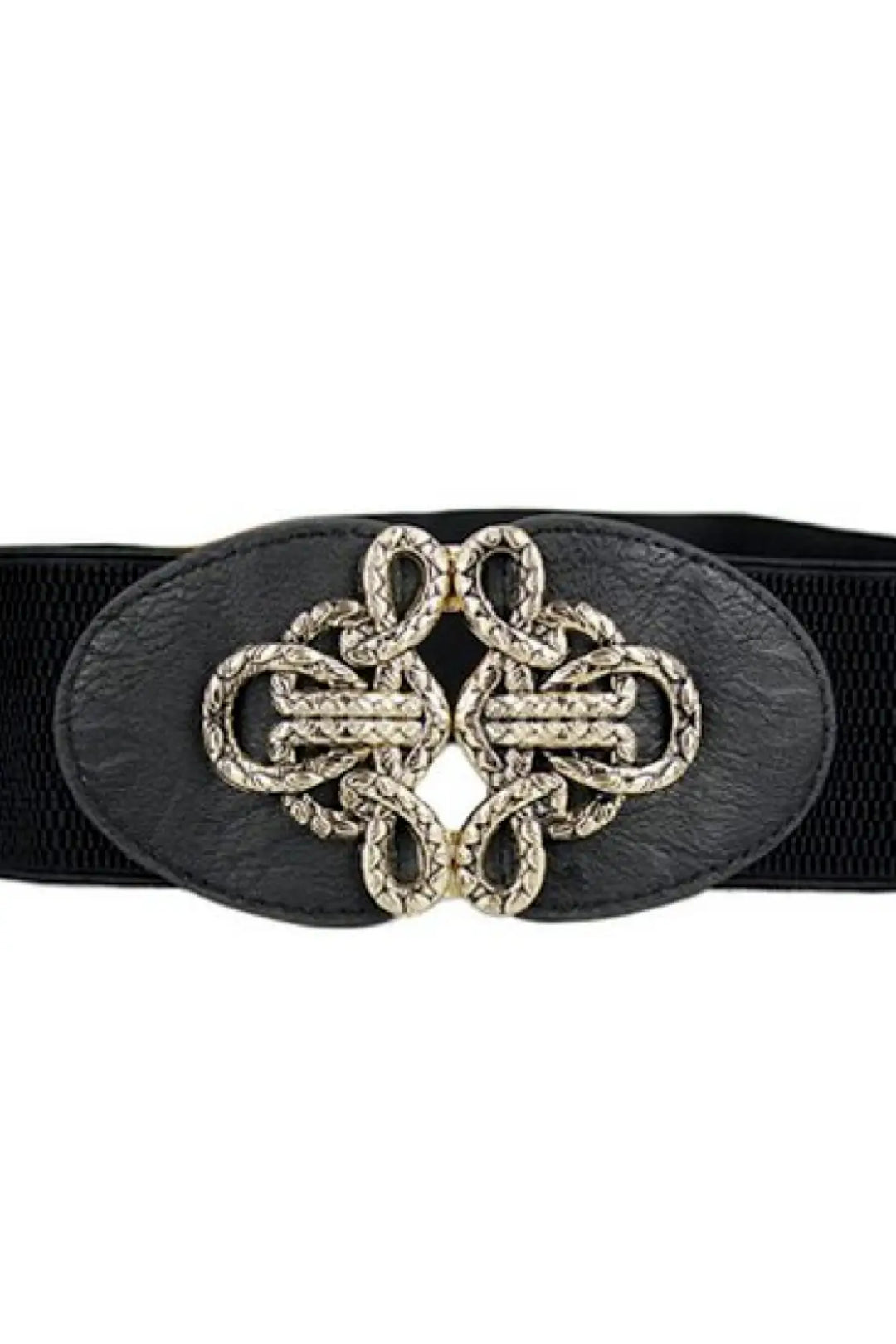 Black Lexi Stretch Belt - Melissa Jean Boutique