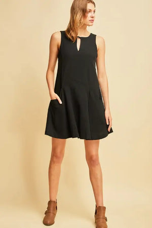 Jenny Princess Dress in Black - Melissa Jean Boutique