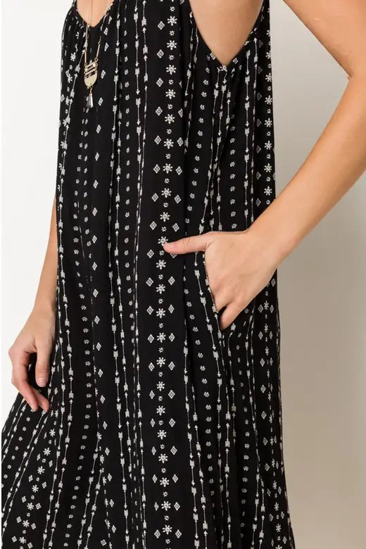 Jillian Black Jumpsuit - Melissa Jean Boutique