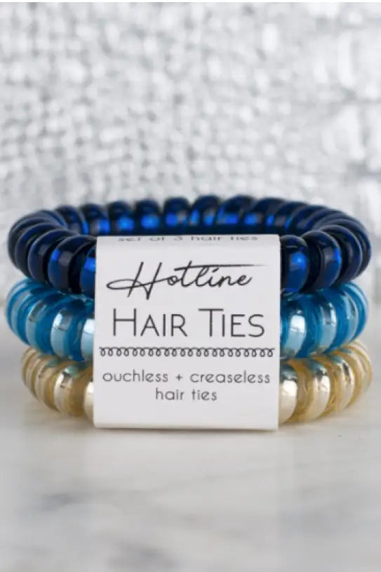 Hotline Hair Ties Beachy Metallic - Melissa Jean Boutique