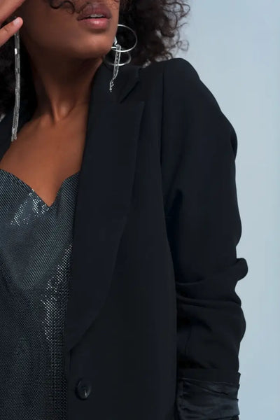 Prim and Proper Black Blazer - Melissa Jean Boutique
