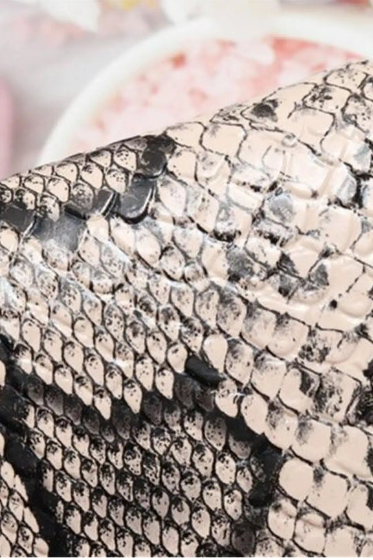 Snakeskin Belt Bag Purse - Melissa Jean Boutique