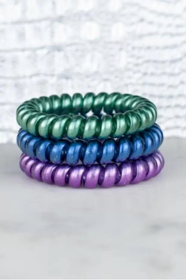 Gem Stone Luxe Collection Hotline Hair Ties - Melissa Jean Boutique