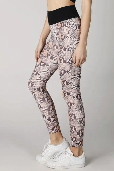 Snakeskin Print Leggings - Melissa Jean Boutique