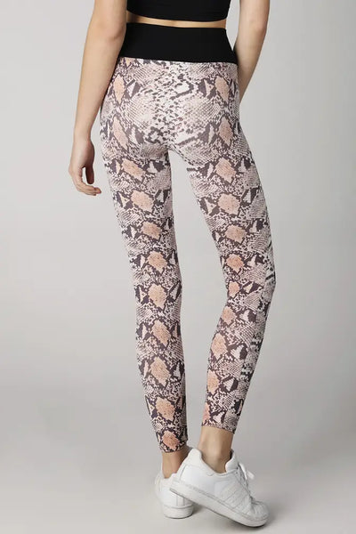 Snakeskin Print Leggings - Melissa Jean Boutique