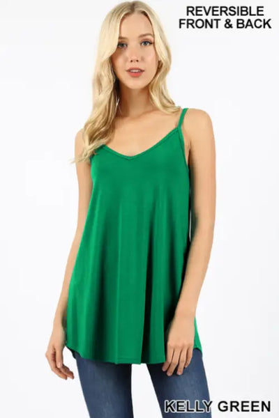 Reversible Loose Cami *In Various Colors - Melissa Jean Boutique