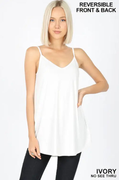 Reversible Loose Cami *In Various Colors - Melissa Jean Boutique