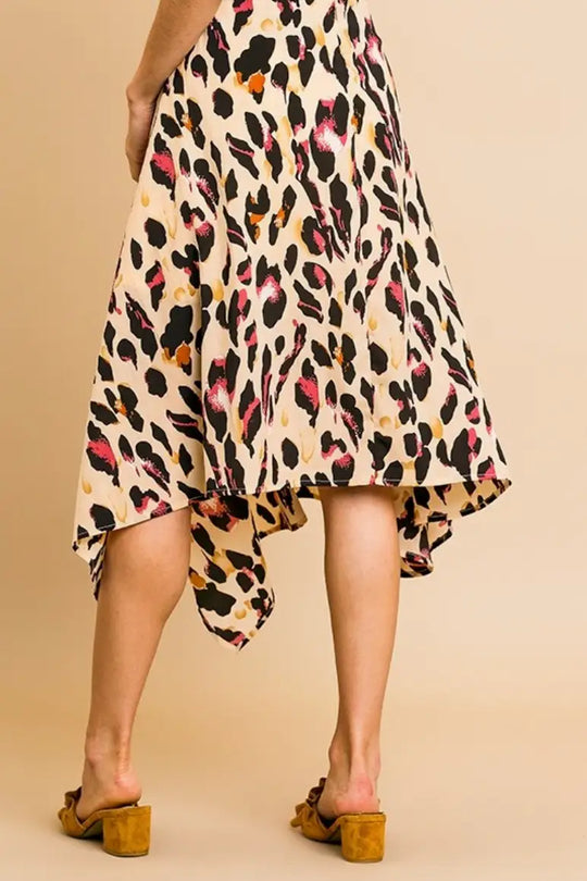 Amelia Animal Print Skirt - Melissa Jean Boutique