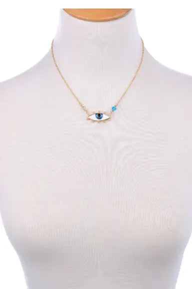 Eye Drop Pendant Necklace - Melissa Jean Boutique