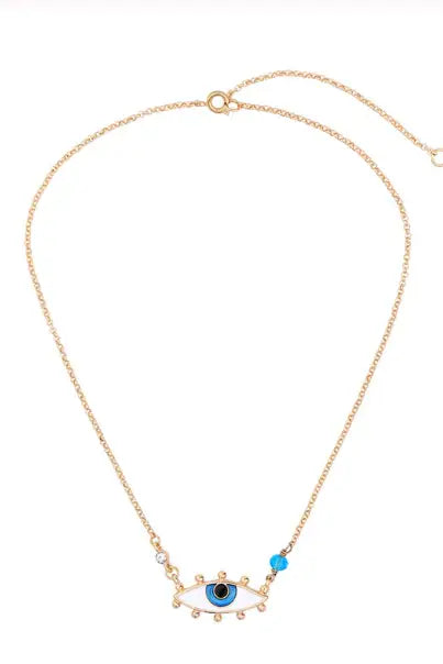 Eye Drop Pendant Necklace - Melissa Jean Boutique