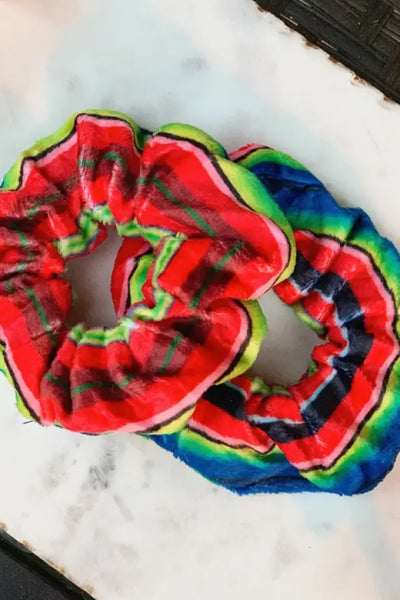 Serape Velvet Hair Scrunchies Set of 3 - Melissa Jean Boutique