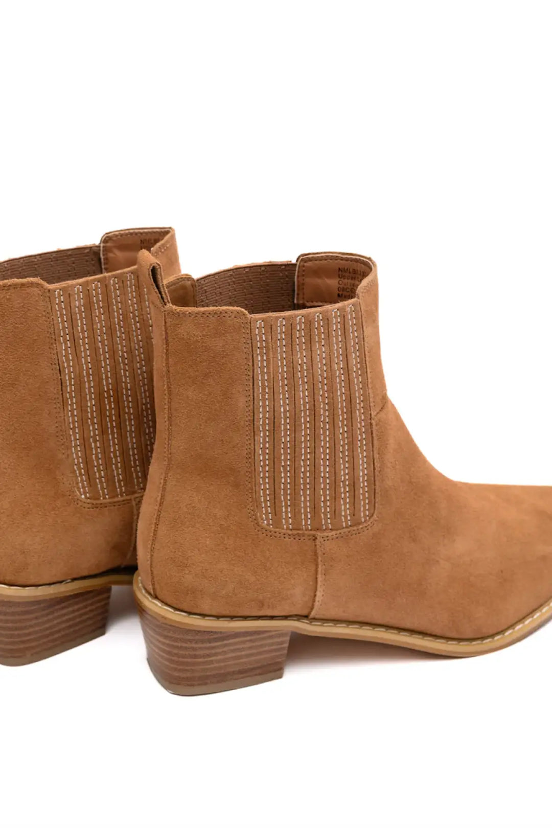 Leonor Suede Ankle Boot in Tan - 100 Western Boots