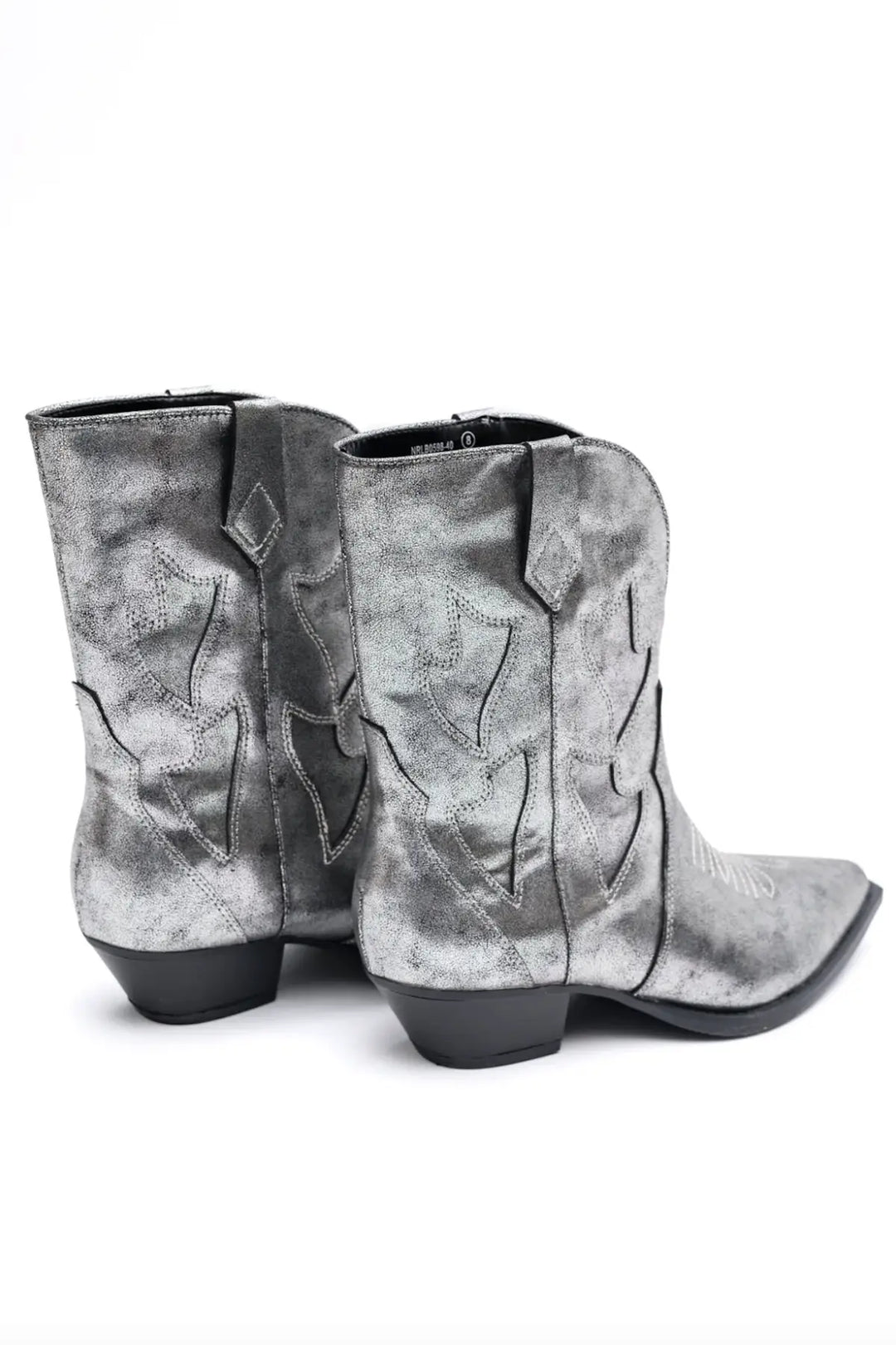 Jersey Metallic Boot in Silver - 110 Fashion Boots