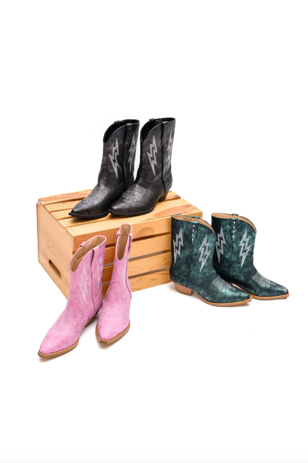 Bowie Metallic Boot in Black - 110 Fashion Boots