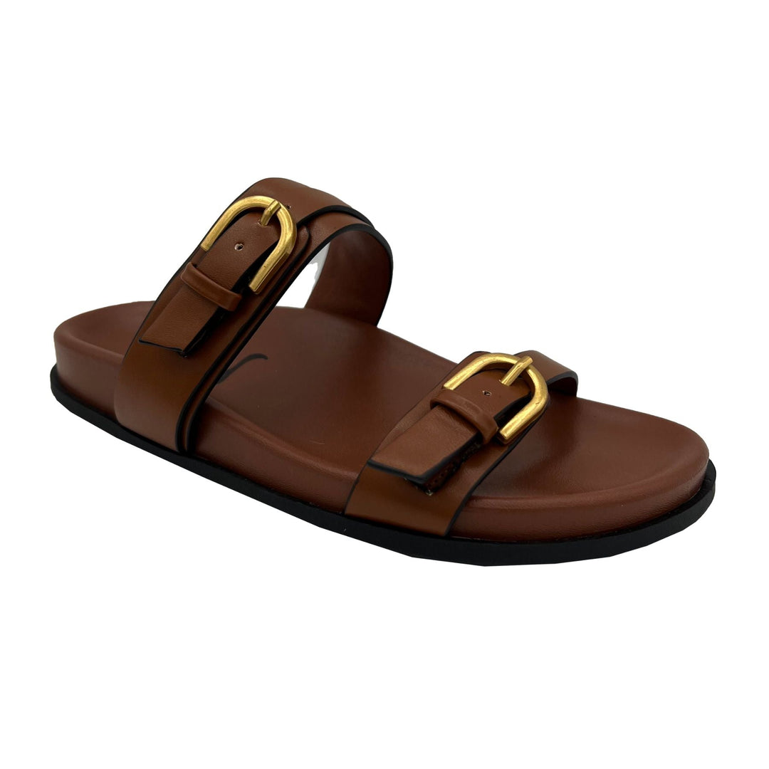 Tess Sandal in Tan - MELISSA JEAN