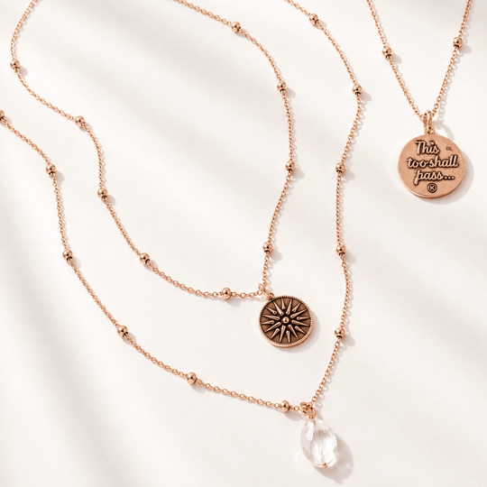 This Too Shall Pass Star Dainty Necklace