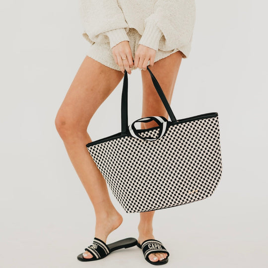 Woven Tiffany Organizer Tote Bag - MELISSA JEAN