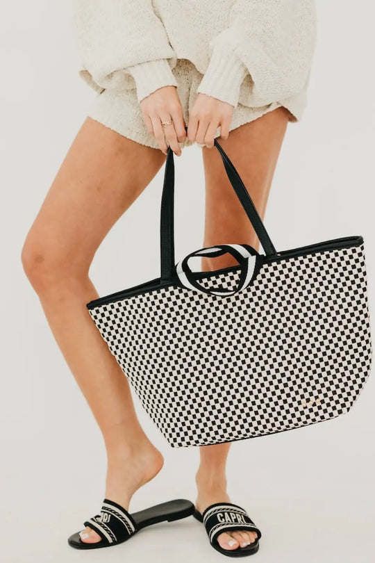 Woven Tiffany Organizer Tote Bag - Tote Bag