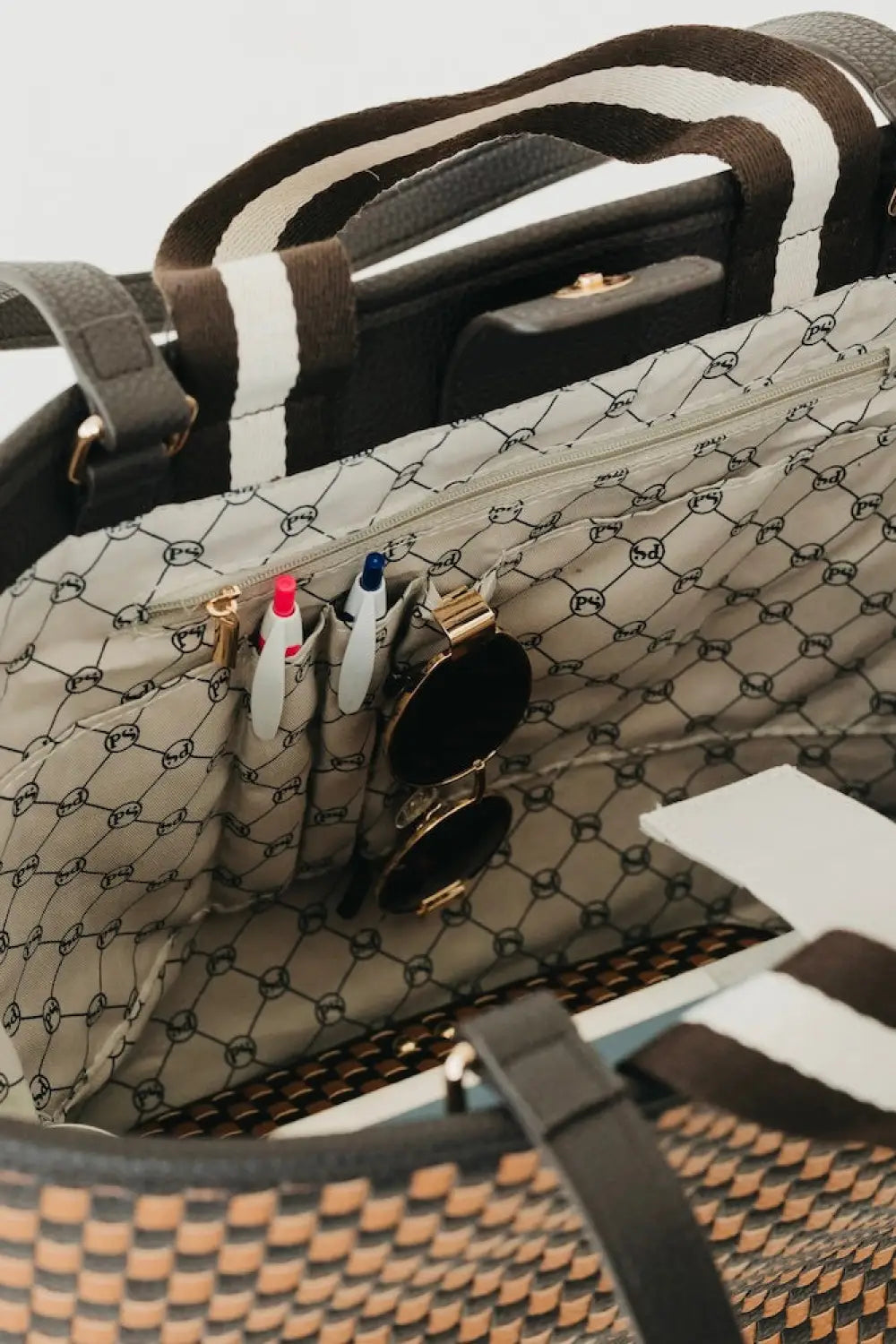 Woven Tiffany Organizer Tote Bag - Tote Bag