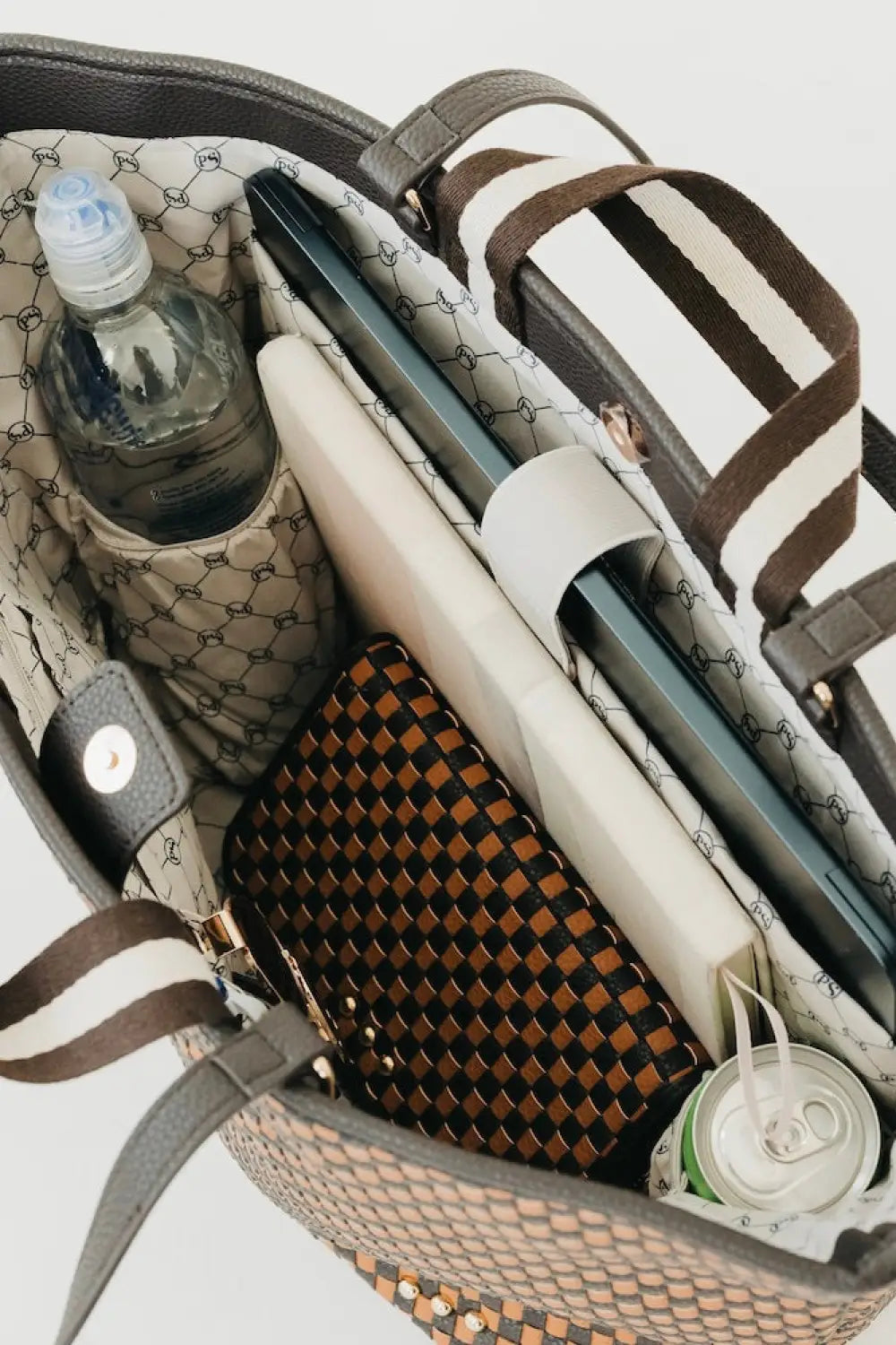 Woven Tiffany Organizer Tote Bag - Tote Bag