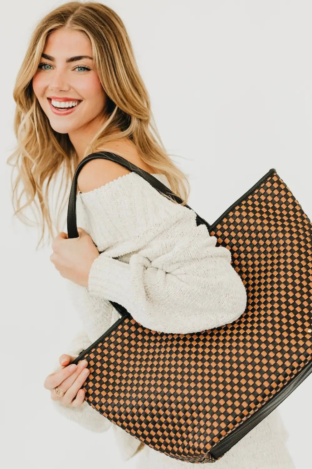 Woven Tiffany Organizer Tote Bag - Tote Bag