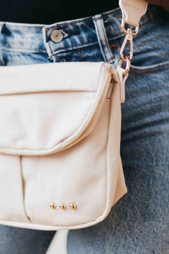Tilly Crossbody Bag - Cream - Crossbody Bag