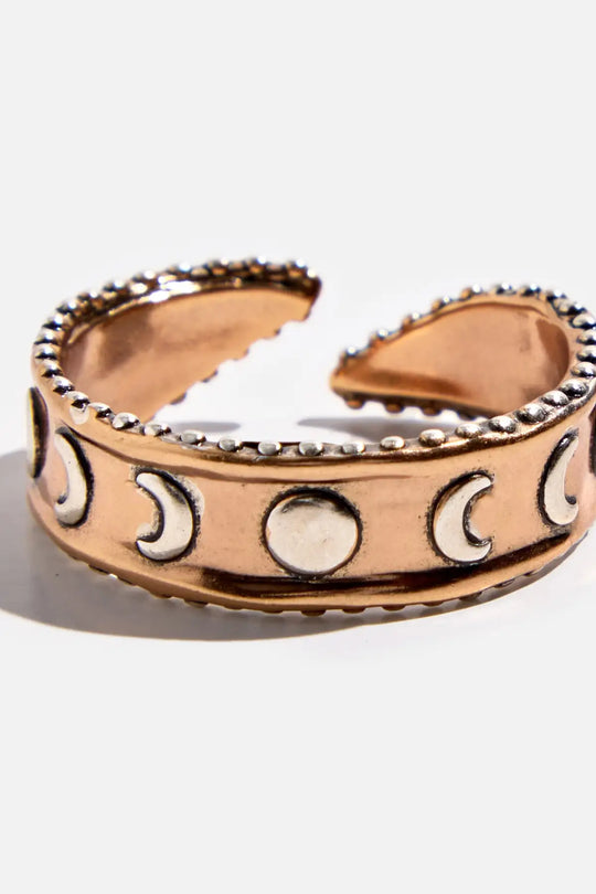 Trust Moon Phase Adjustable Ring