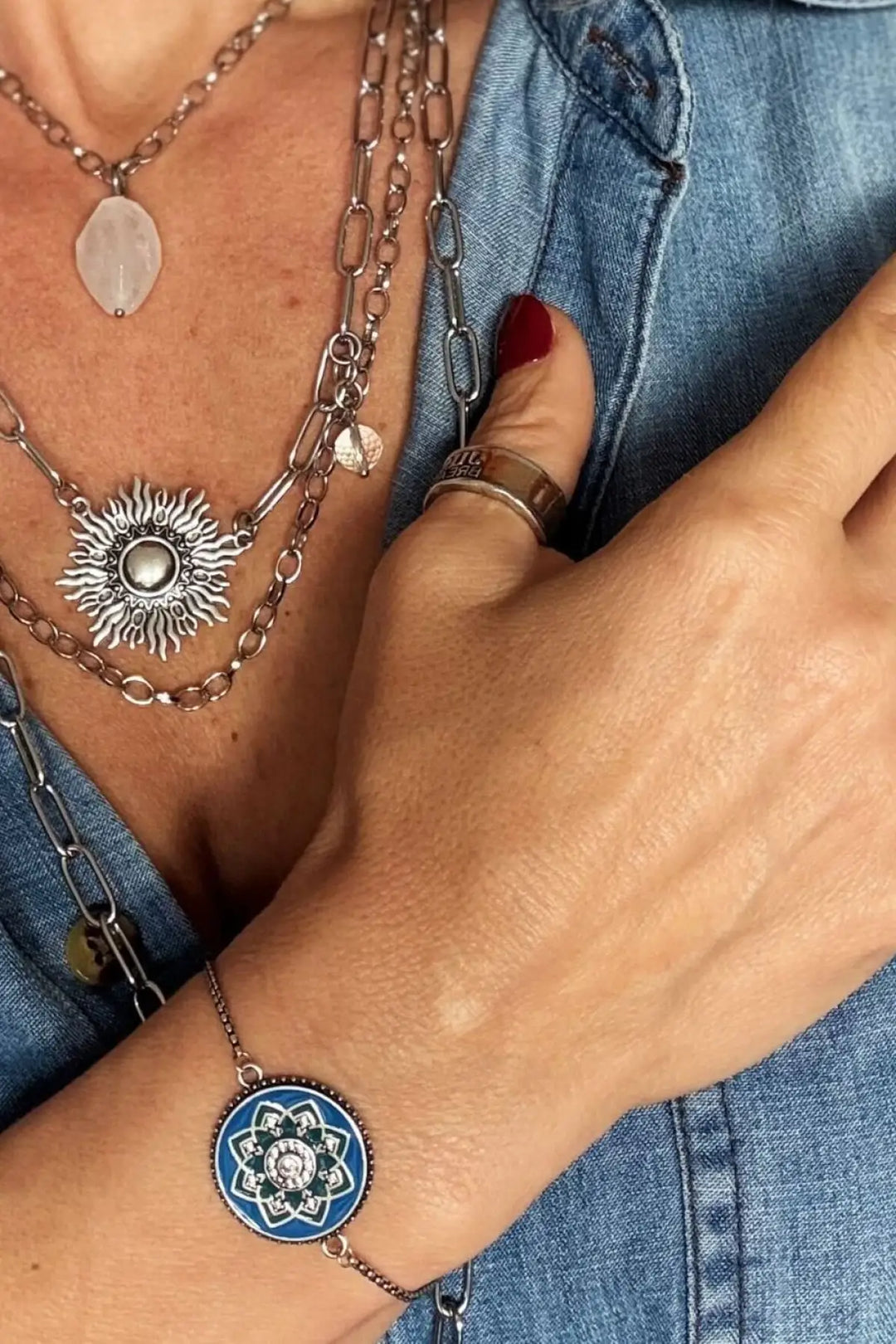Trust Moon Phase Adjustable Ring
