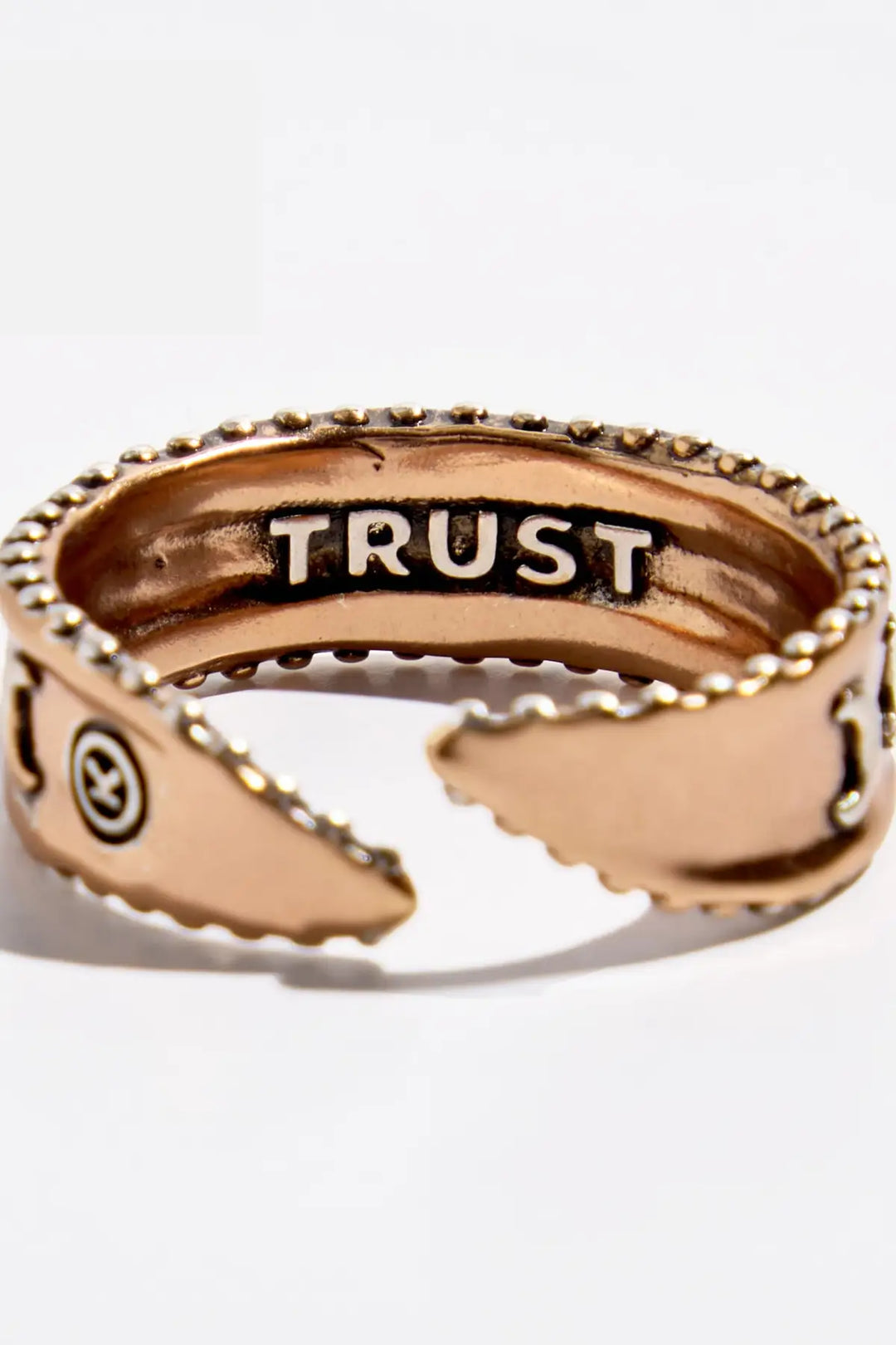 Trust Moon Phase Adjustable Ring