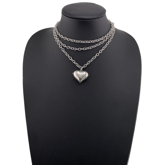 Take a Deep Breath and Let That Shit Go Heart Locket Essential Necklace