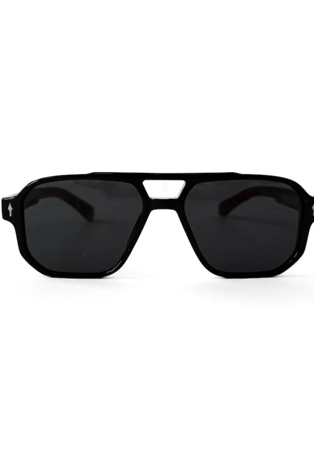 Alex Aviator Sunglasses - Glossy Black/Black - Sunglasses