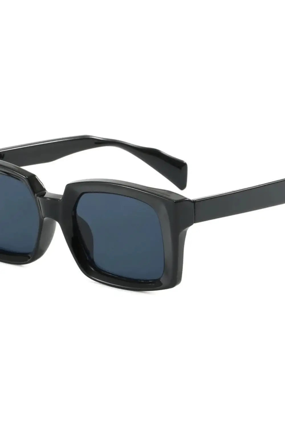 Amanda Square Sunglasses - Black/Black Lens - Sunglasses