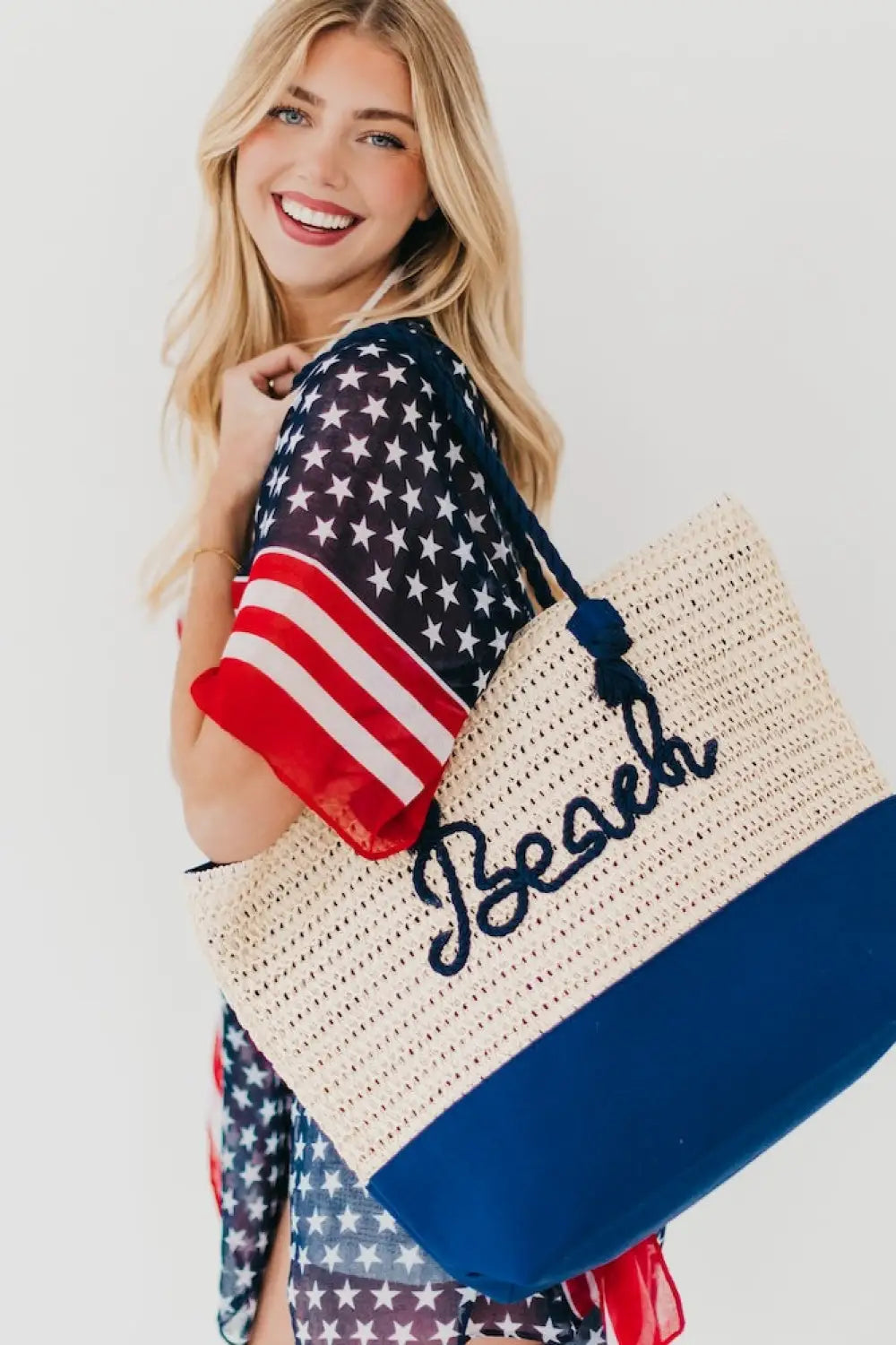 American Women USA Flag Kimono - Kimono